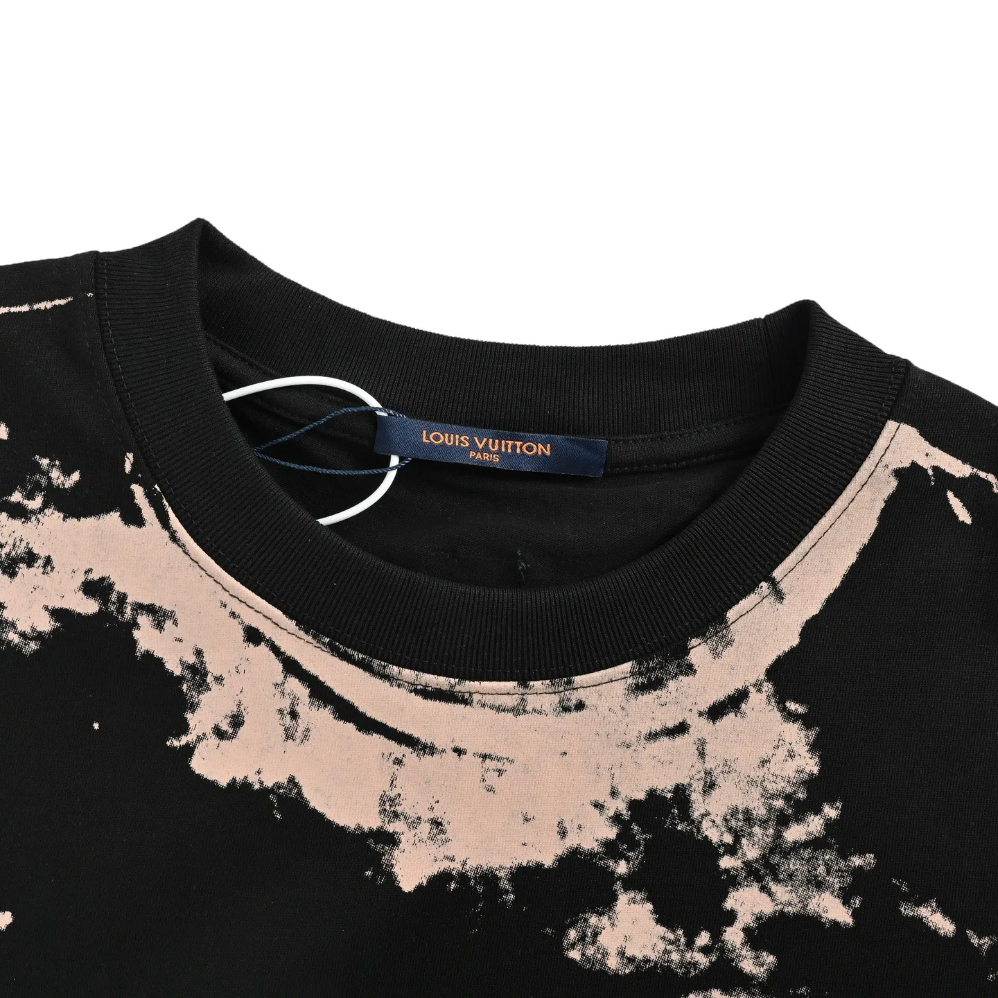 Louis Vuitton/Louis Vuitton optical illusion tie-dye printed short sleeves